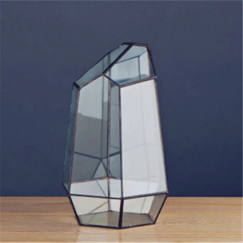 Terrarium quartz en verre pour plantes et micro-paysages